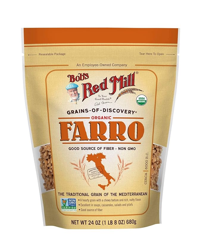 Organic Farro Grain, 24 Ounce (Pack of 1)