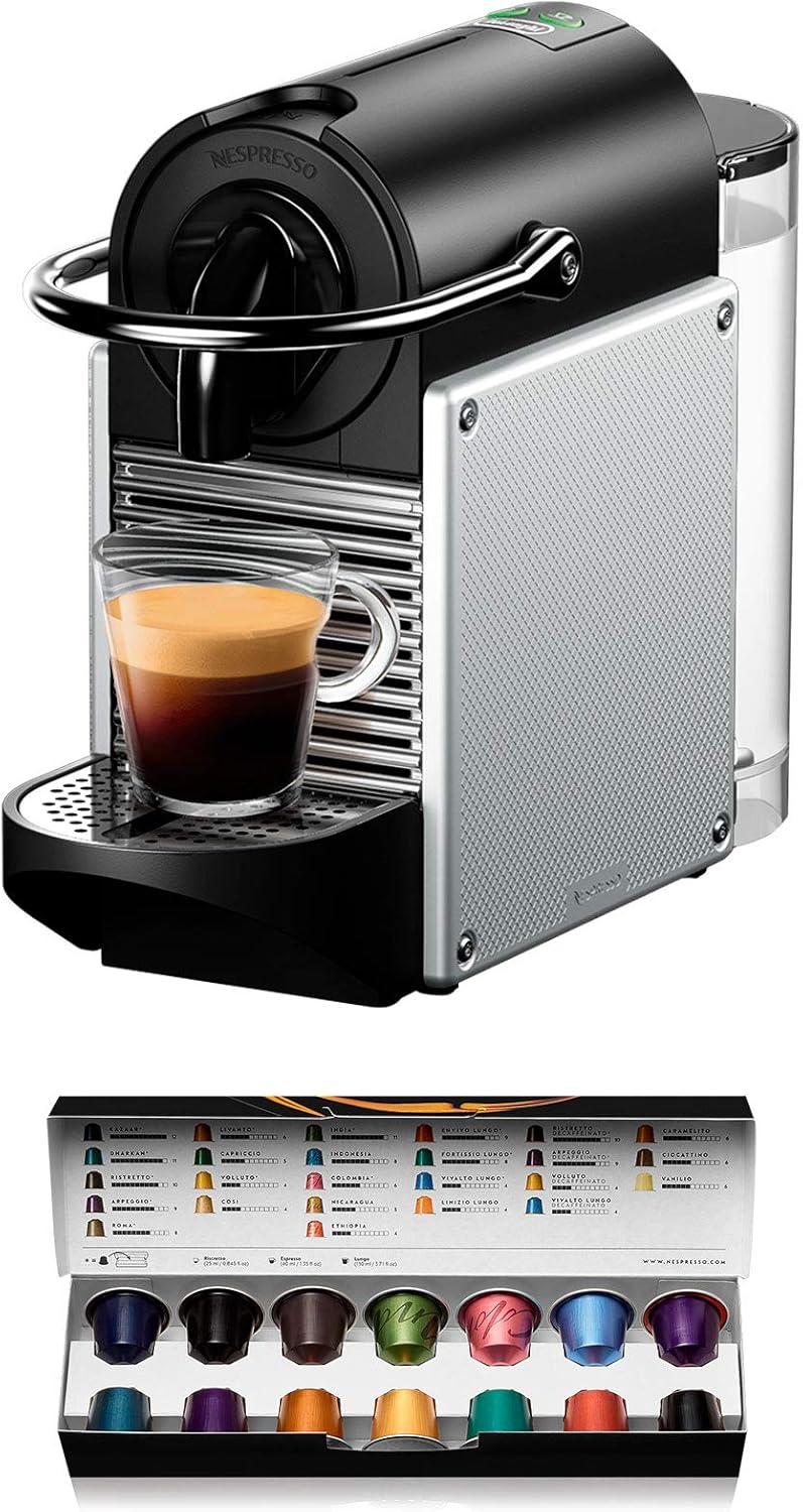 De'Longhi Nespresso EN 124 EN124.S Machine à Capsules Pixie 1260 W