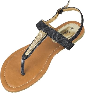 t strap sandals amazon