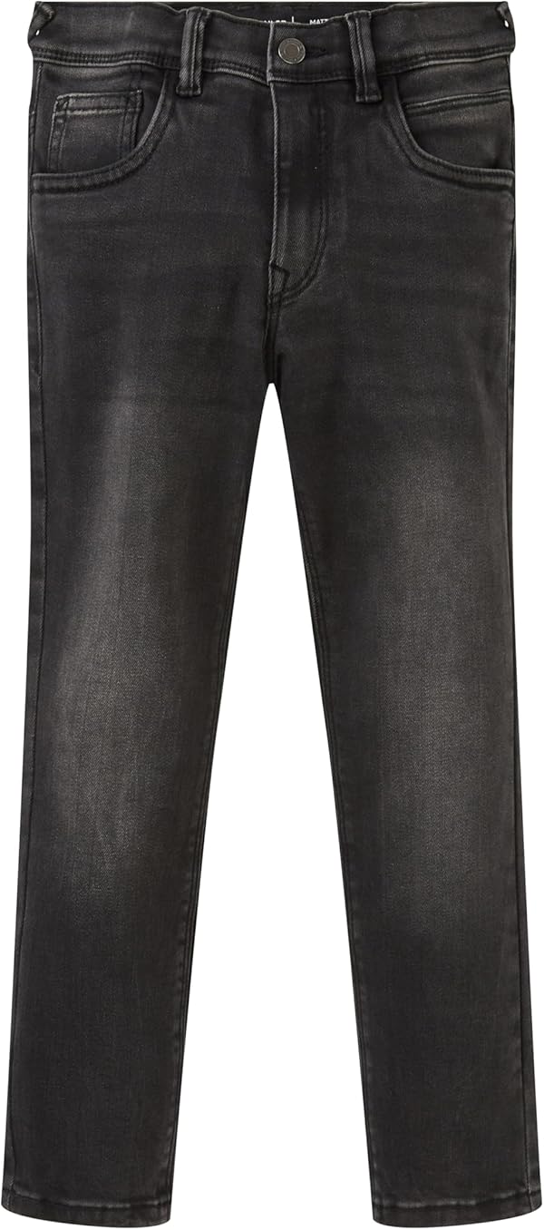 TOM TAILOR Jungen Kinder Matt Extra Skinny Jeans 1029980, Schwarz, 92