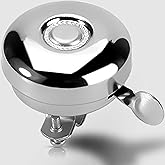 Yunshan Classic Bell, Loud Crisp Clear Sound Bicycle Accessories for Adults Youths, Stylish Horn for Road and Mountain Bikes