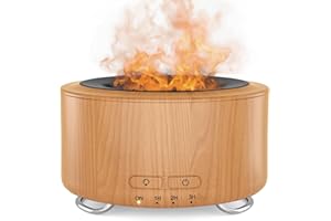 Emochies Essential Oil Diffuser for Home: 500ML Aroma Diffuser for Hotel Office Yoga Room - Humidifier with 9 Colors LED Night Light for Kids