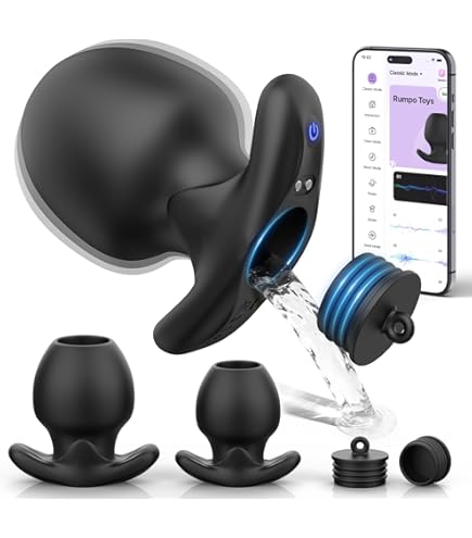 Amazon.com: Silicone Hollow Transparent Anal Plug Clear View for Women Men  : Health & Household