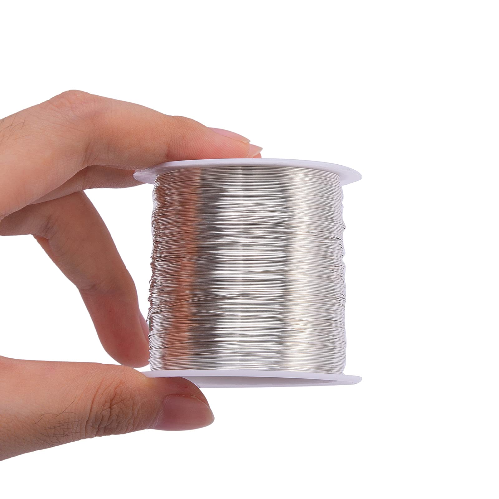Airssory 0.3mm/28-Gauge Copper Metal Beading Wire Long-Lasting Plated for Wrapping Twist Ties DIY Craft Jewelry Making - 236-Feet/79-Yard