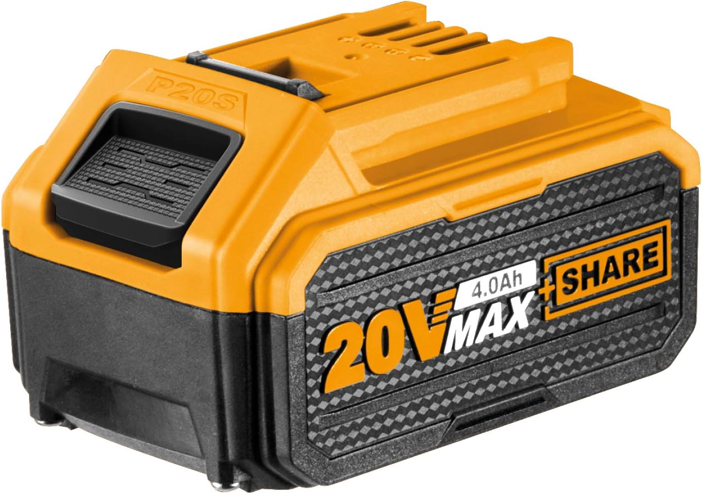 INGCO 20V 4.0Ah Lithium-Ion Battery Pack, ONLY Compatible with INGCO 20V Power Tools, Charger Not Included FBLI2002