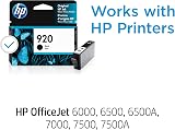 HP 920 Black Ink Cartridge CD971AN Standard Yield Original view 2