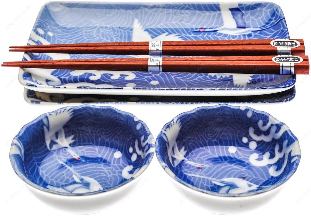 Cranes Sushi Set for Two