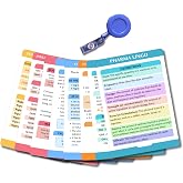Dosage Calculations for Nursing Students - Pocket Reference Badge Cards with Pharmacology, IV Drip Rates, and Medical Math Formulas, The Ultimate Nursing School &amp; Medical Assistant Essentials