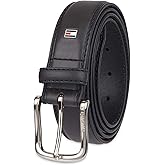 Tommy Hilfiger Men’s Casual Semi-Dress Belt - Versatile for Work or Weekend (Regular and Big & Tall Sizing)