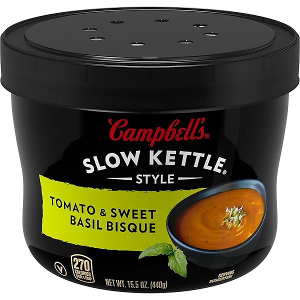 CAMPBELL’S SLOW KETTLE STYLE TOMATO & SWEET BASIL...