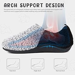 ERGOfoot Orthopedic Slippers with Arch Support for