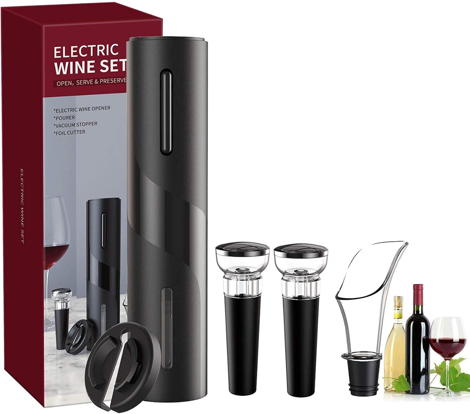 Electric wine opener set. Electric wine set. штопор электрический home gadget отзывы. Electric wine opener set. Electric wine opener set.