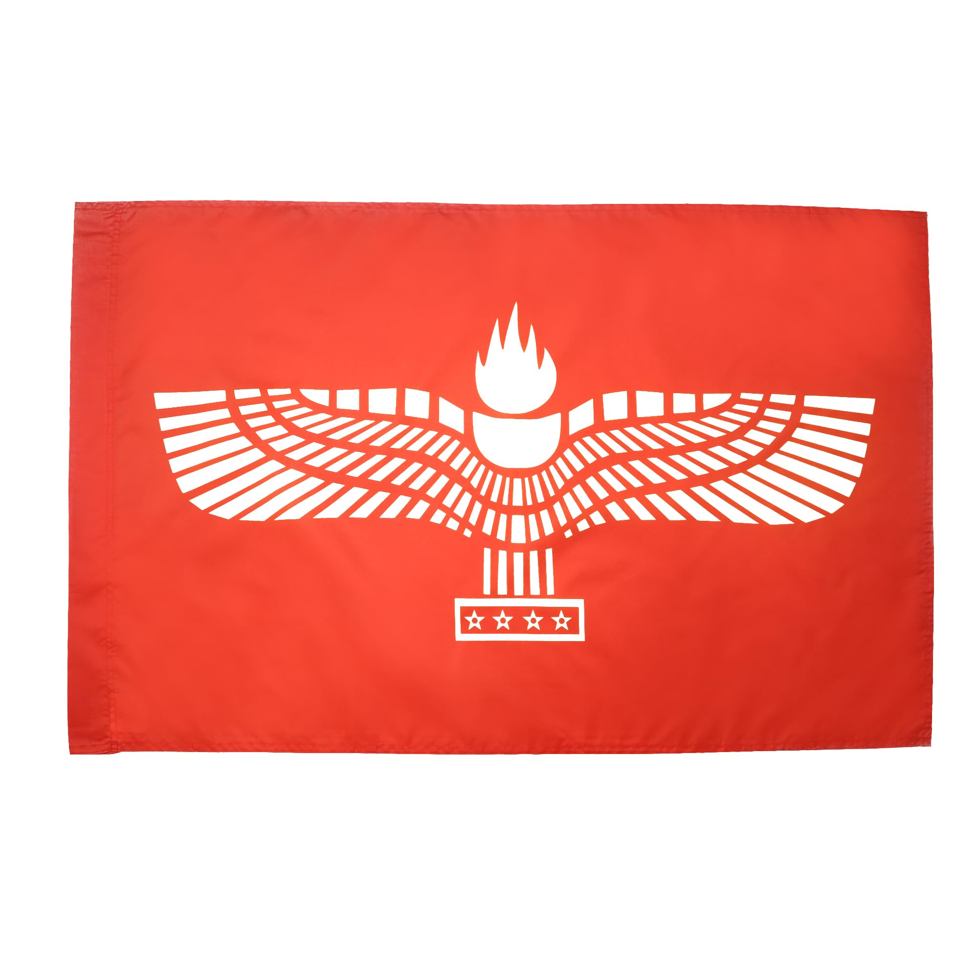 AZ FLAG - Syriac Aramaic Flag - 2x3 Ft - Syriac Christians Banner with Sleeve - 100% Polyester - Fade Resistant - Vivid Colors - 2' x 3' Feet - 90x60 Cm