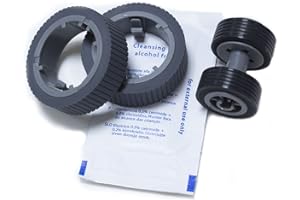 YANZEO PA03670-0001 PA03670-0002 Scanner Brake and Pick Roller Set For Fi-7160 Fi-7180 Fi-7260 Fi-7280 With Clean Wipe