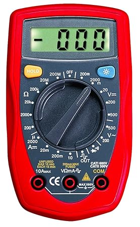 UNI-T Digital-Multimeter UT33D/MIE0045 AC Spannungsprüfer, DC Strom, Widerstandsmessung, Rechteckgenerator, Durchgangs-und Di