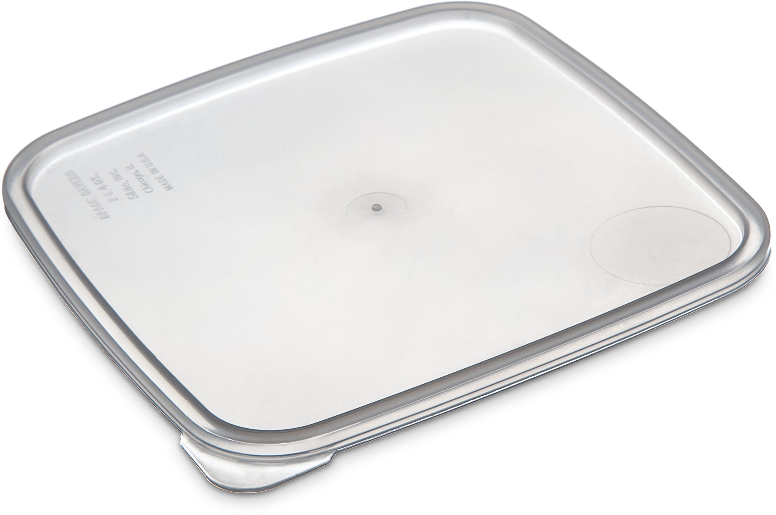 Carlisle ST157330 See Thru 2 to 4 Quart StorPlus Lid (Case of 12)
