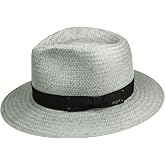 Bailey 1922 Spencer LiteStraw&reg; Fedora - Cement/L