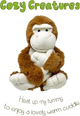 General Healthcare Cozy Creatures Monkey Microwaveable Plush Toy 30cm view 6