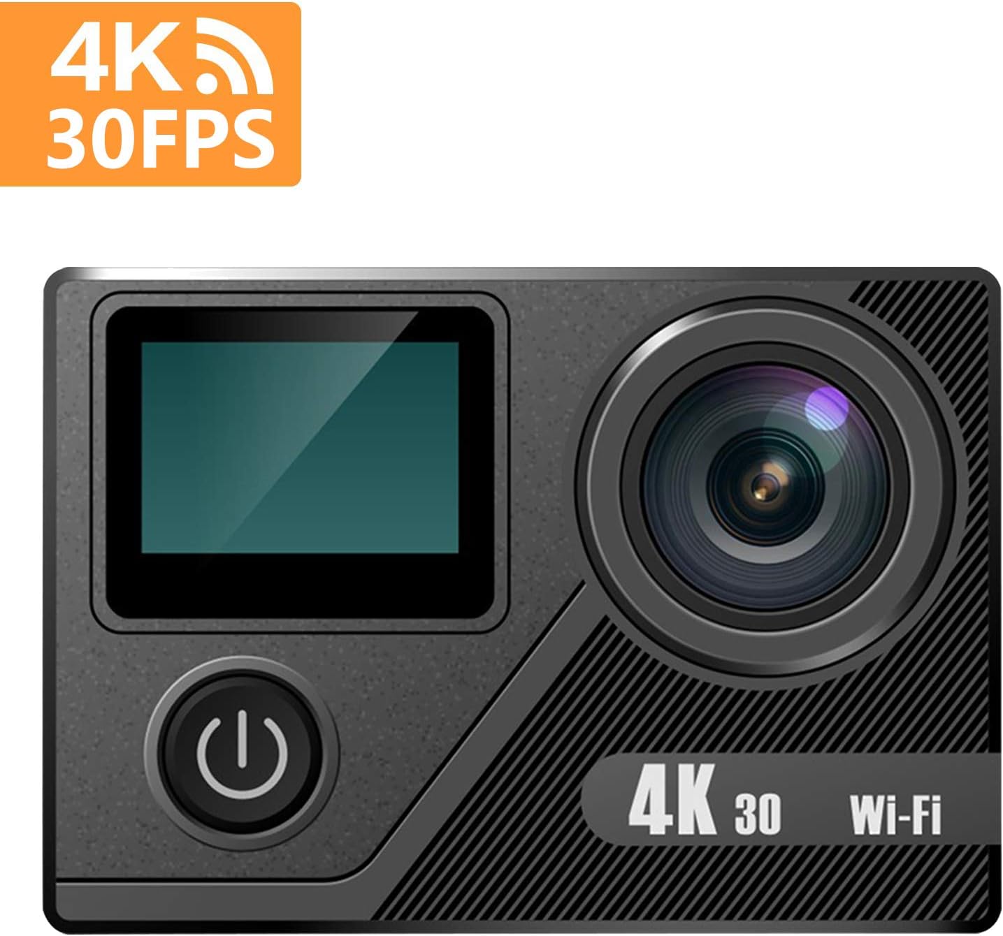 Discovery Adventures 8785105 X2 4K Action Camera, 30FPS 16MP Underwater Waterproof Sports Camera with 170° Wide Angle Lens Remote Control and Mounting Accessories Kits