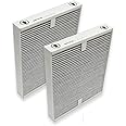 PUREBURG Replacement High-efficiency HEPA Filters Compatible with Stadler Form Roger Little Dual Air Purifier R-114,Activated carbon 2-IN-1 Air Clean Dust VOCs,2-Pack