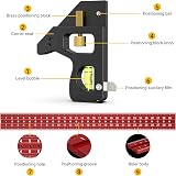 Preciva Combination Set Square 12in 300mm 45/90 Degrees with Bubble Level view 2