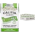 Califia Farms - Unsweetened Better Half, Half And Half Substitute, 16.9 Oz (Pack of 6), Almond Milk, Coconut Cream, Coffee Creamer, Keto, Shelf Stable, Dairy Free, Plant Based, Vegan
