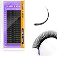 NAGARAKU Eyelash Extensions Individual Lashes 0.05mm D curl 12mm Classic Matte Black Soft Natural Professional 16 rows Beauty Salon Supplies