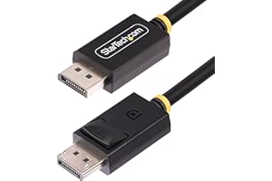 StarTech.com 6ft DisplayPort 2.1 Cable, VESA Certified DP40 DisplayPort Cable w/UHBR10/HDR/HDCP 2.2, 8K 60Hz w/DSC 1.2a
