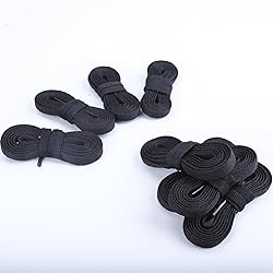 Teskyer 4 Pairs of Flat Shoe Laces, Shoelaces for