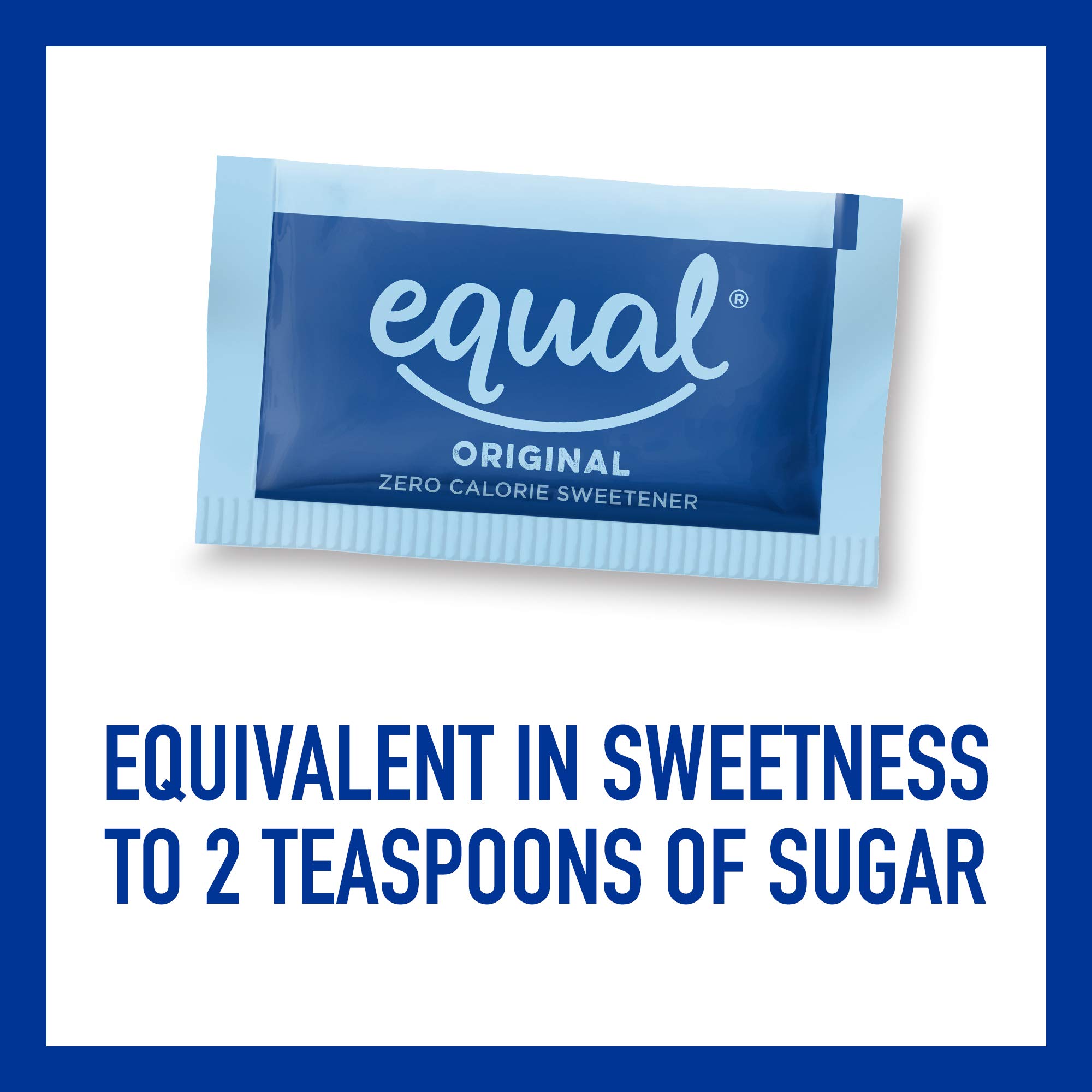 EQUAL 0 Calorie Sweetener, Sugar Substitute, Zero Calorie Sugar Alternative Sweetener Packets, Sugar Alternative, 800 Count