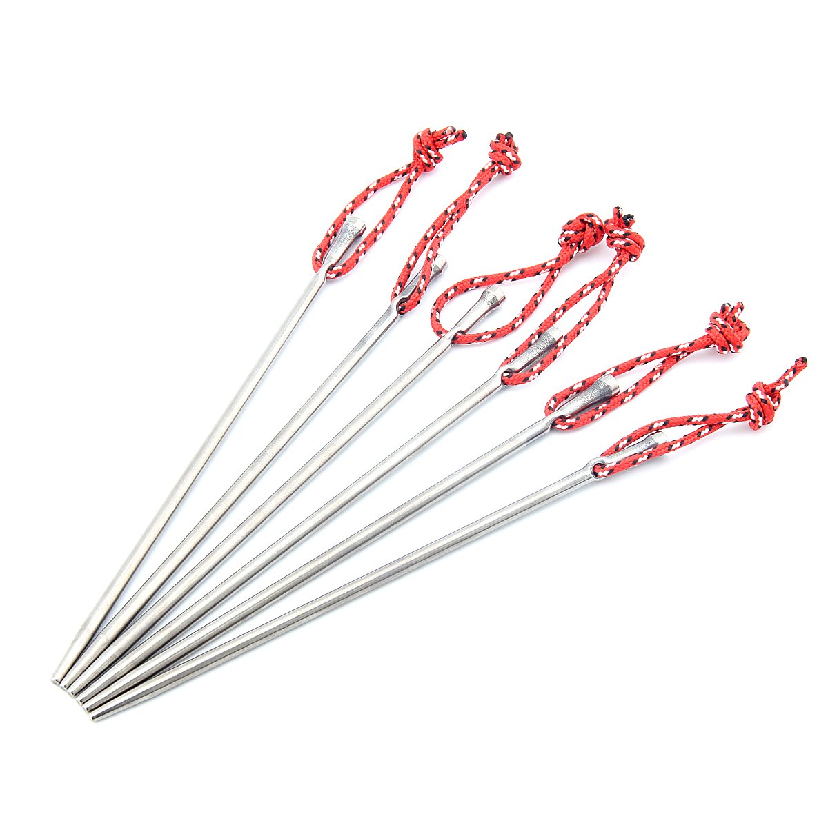 TOAKS PEG-06 Titanium Nail Tent Peg Pack of 6