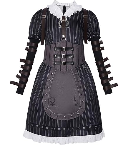 Amazon.com: Fortunehouse Alice Madness Returns Hysteria white Dress Cosplay Costume (XS) : Clothing, Shoes & Jewelry