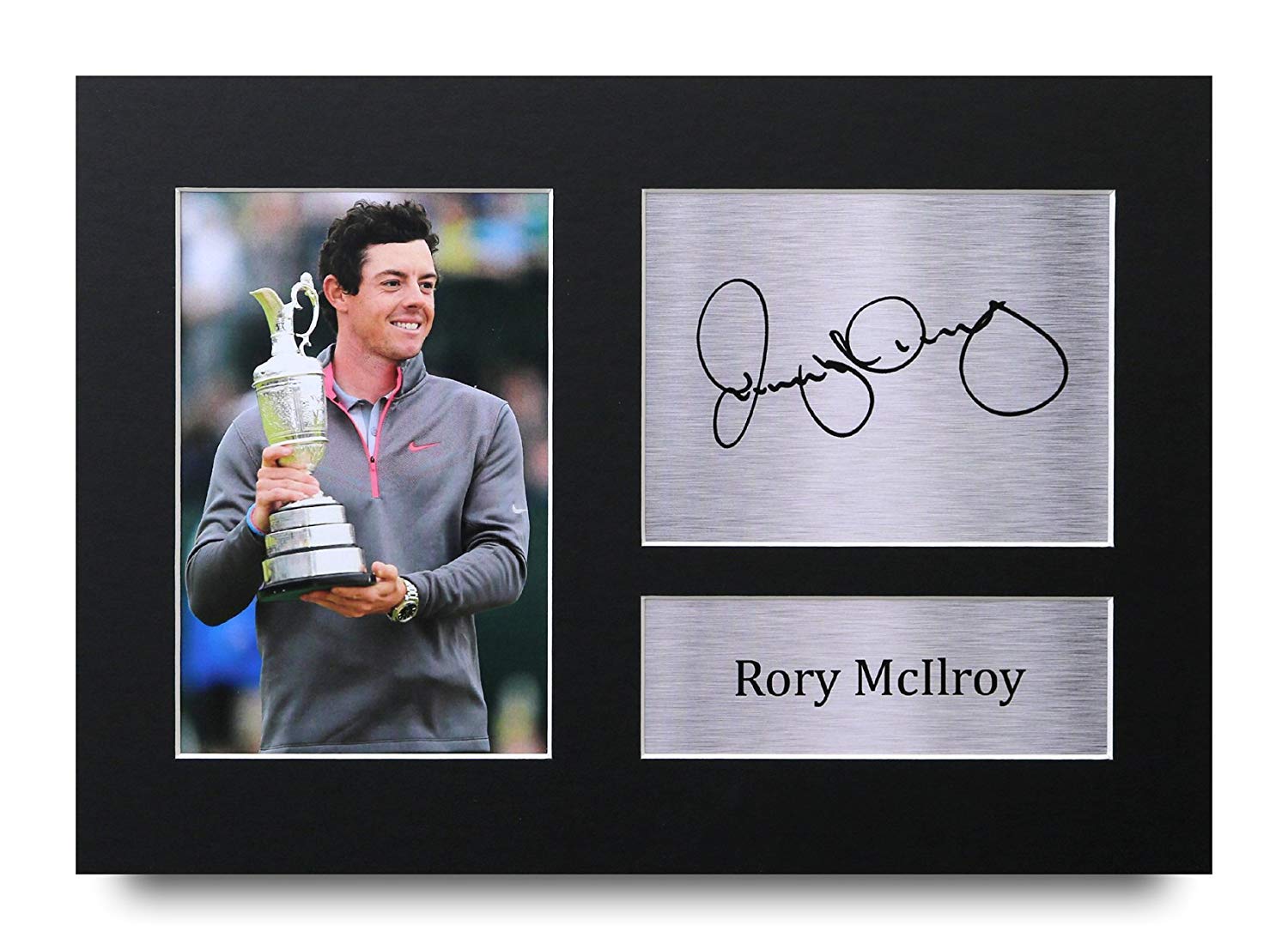 HWC Trading Rory McIlroy Gift Signed A4 Printed Autograph Golf Gifts Photo Display โ image 1