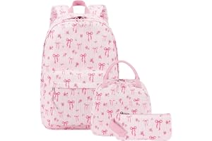 BTOOP School Backpacks for Teen Girls Bookbags Lightweight Kids Backpack School Bags Set with Lunch Box Pencil Case