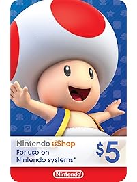 eCash - Nintendo eShop Gift Card $5 - Switch / Wii U / 3DS [Digital Code]