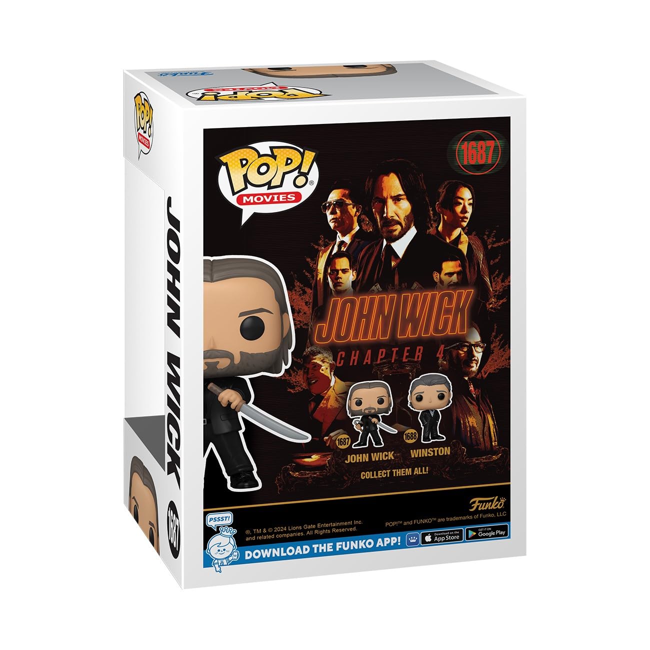 Funko POP! Movies: John Wick 4 - John Wick - Collectable Vinyl Figure - Gift Idea - Official Merchandise - for Kids & Adults - Movies Fans - Model Figure for Collectors and Display