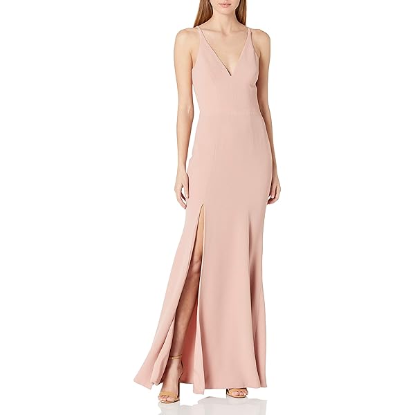 Dress the Population Womens Embellished Plunging Gown Sleeveless Floral  Long Dress, Begonia Sidney, XX-Small at Amazon Women's Clothing store