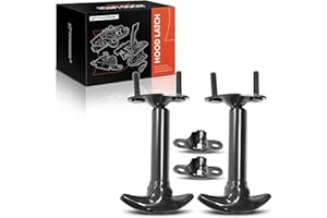 A-Premium Hood Latch Lock Assembly Compatible with Jeep Vehicles - YJ Series Wrangler 1987-1995 Sport Utility - Front Side, 4-PC Set, Replace# 55009343