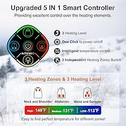 KOVNLO Womens Heated Vest, 5 in 1 Smart