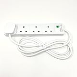 Status 4-Socket Extension Lead 2m 13A Surge Protected Four Outlets view 2