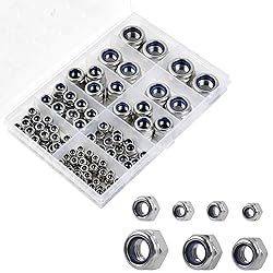 Locknuts Assortment Kit - M3 M4 M5 M6 M8 M10 M12