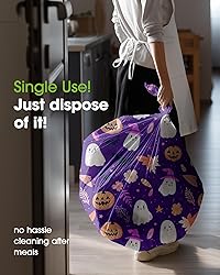 Pureegg Plastic Table Cloth Disposable 10 Pack, 54