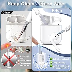 R-fun Compatible with AirPods Case Cover, Soft