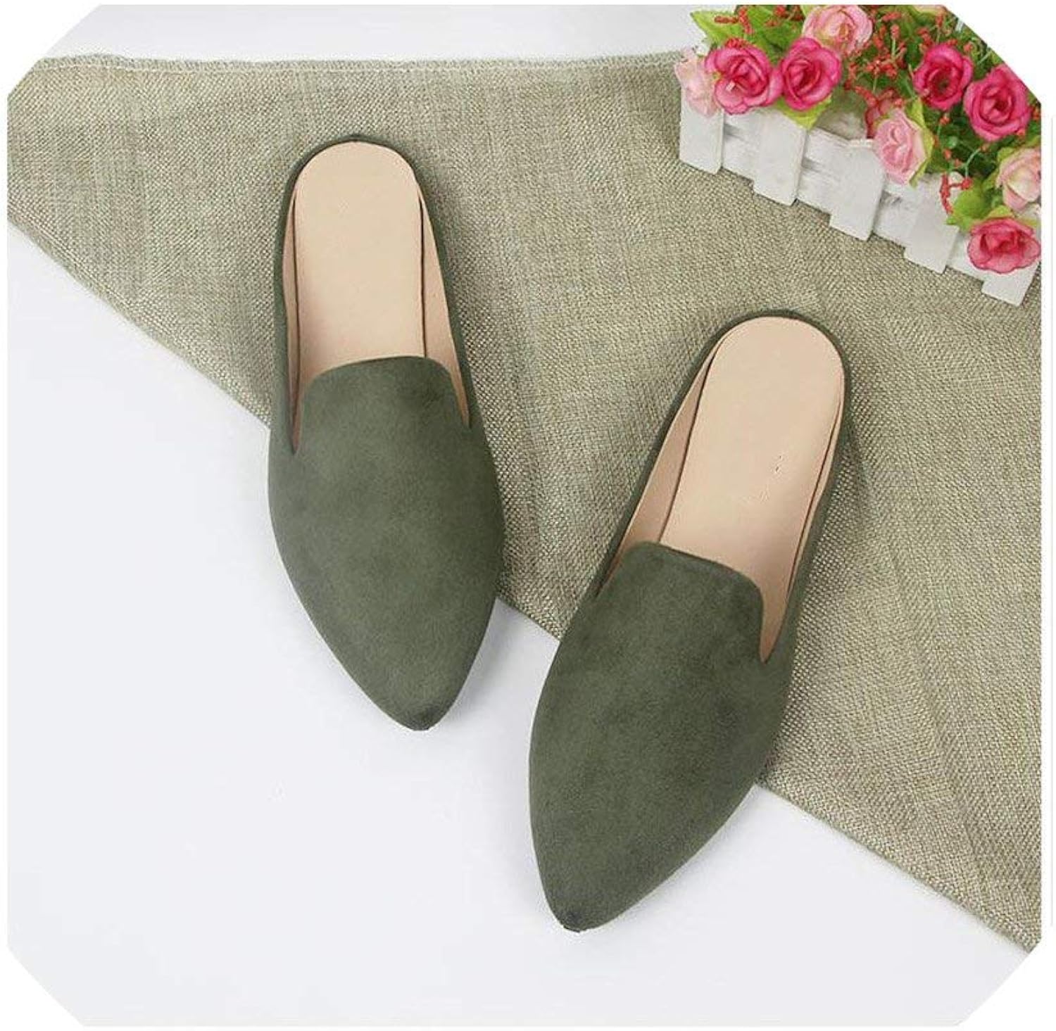 flat cover shoes for ladies