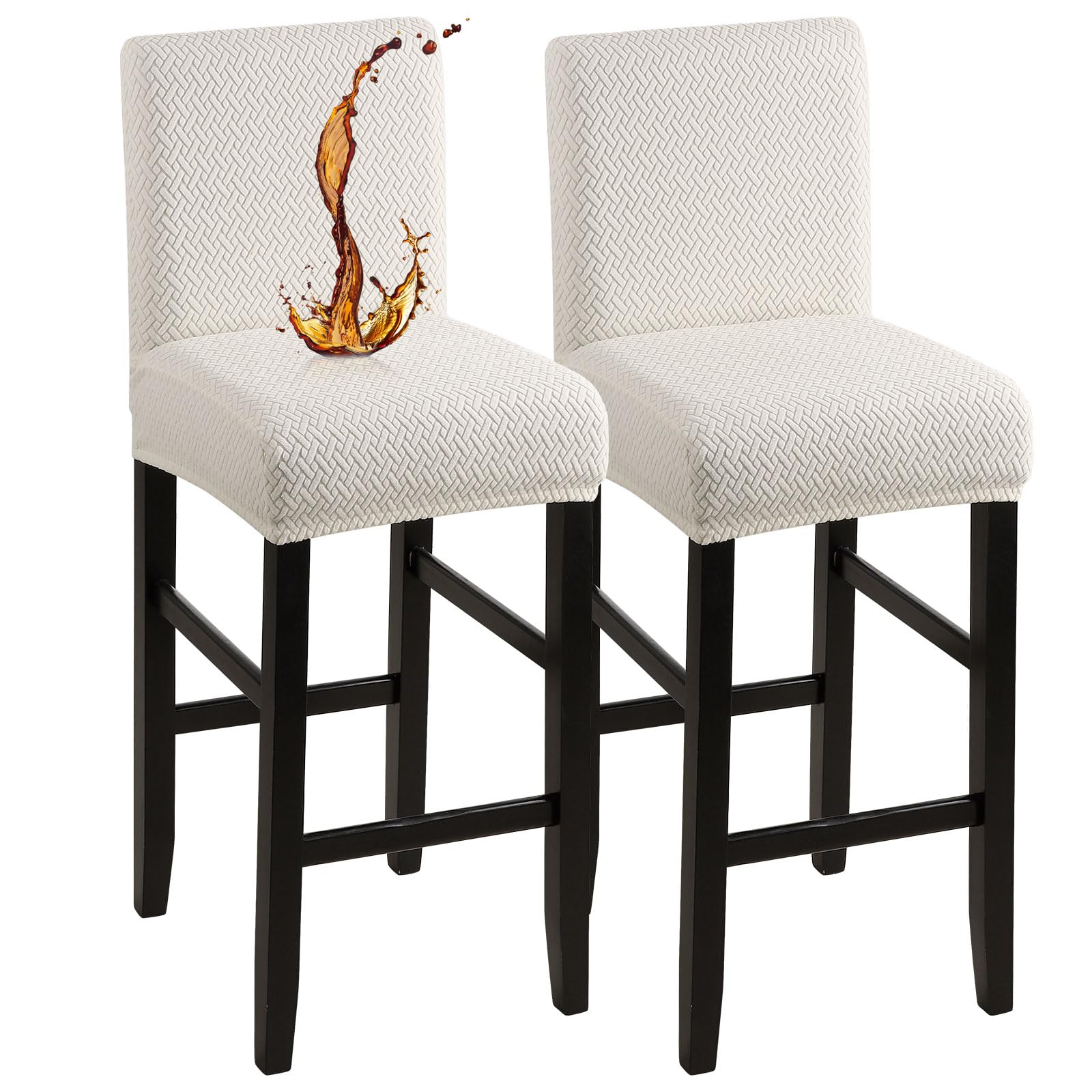 YISUN Waterproof Bar Stool Covers, Stretch Pub