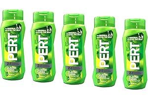 Pert Plus 2-in-1 Shampoo Plus Conditioner, Normal Hair 13.50 oz ( Pack of 5)