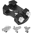 Astromania Universal Quick Release Finder Shoe Base for Schmidt Cassegrains and Other Telescope 130-400mm Diameter - for MQR III&IV/Witty One and V-Bracket - Black