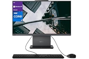Lenovo ThinkCentre Neo 50a Business All-in-One, 23.8" FHD Anti-Glare Display, Intel Core i7-13620H, 32GB DDR5 RAM, 1TB SSD, Wired KB & Mouse, HDMI, RJ-45, Webcam, Wi-Fi 6, Windows 11 Pro, Black