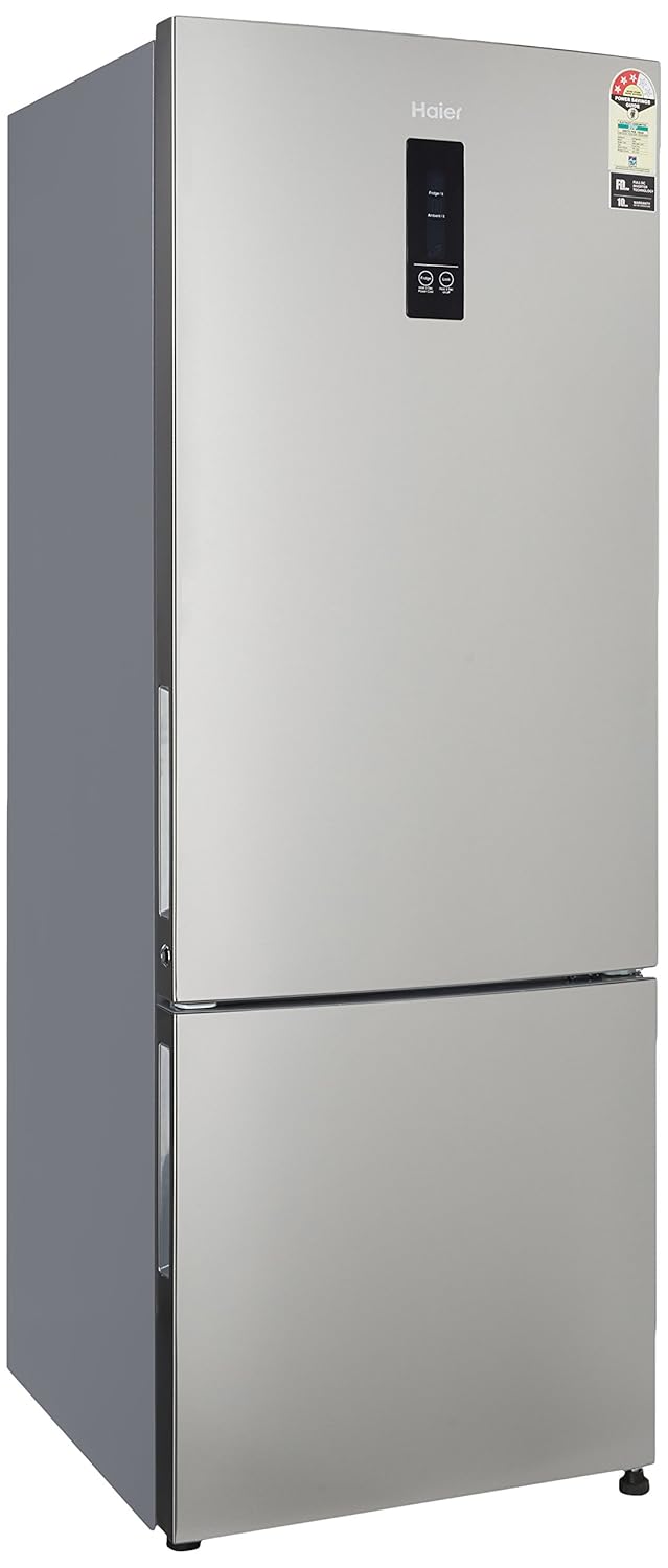 Haier 345 L 3 Star Frost Free Double Door Refrigerator(HRB-3654PSS,  Stainless Steel, Bottom Freezer): Amazon.in: Home & Kitchen