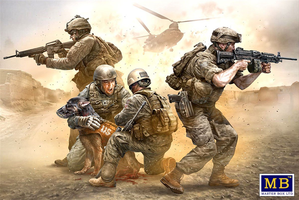 Masterbox 1:35 - No Soldier left behind - MWD Down